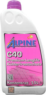 ALPINE C40 Frostvæske 1,5L lilla