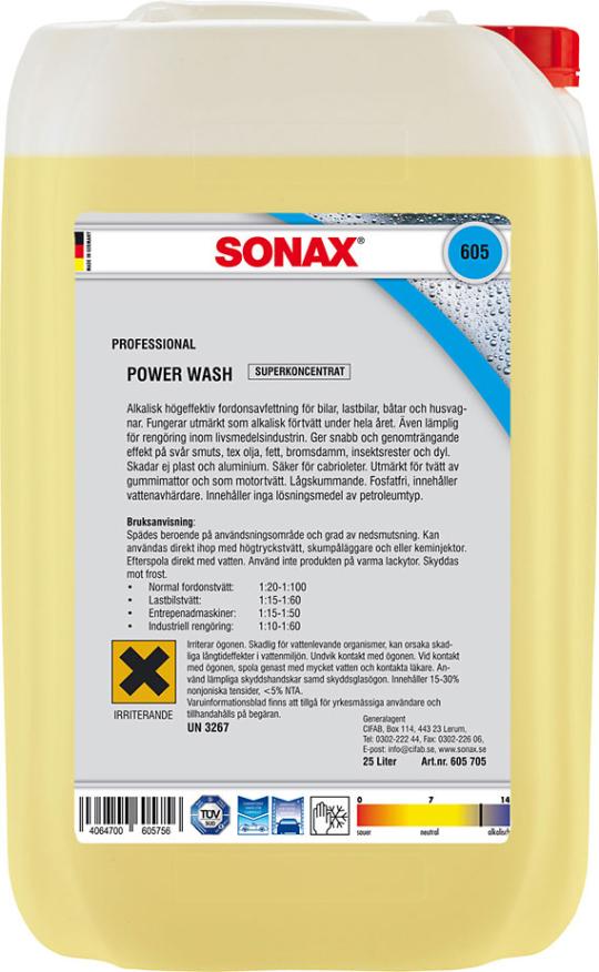 Sonax Power Wash 1:100 Konsentrat, 25L