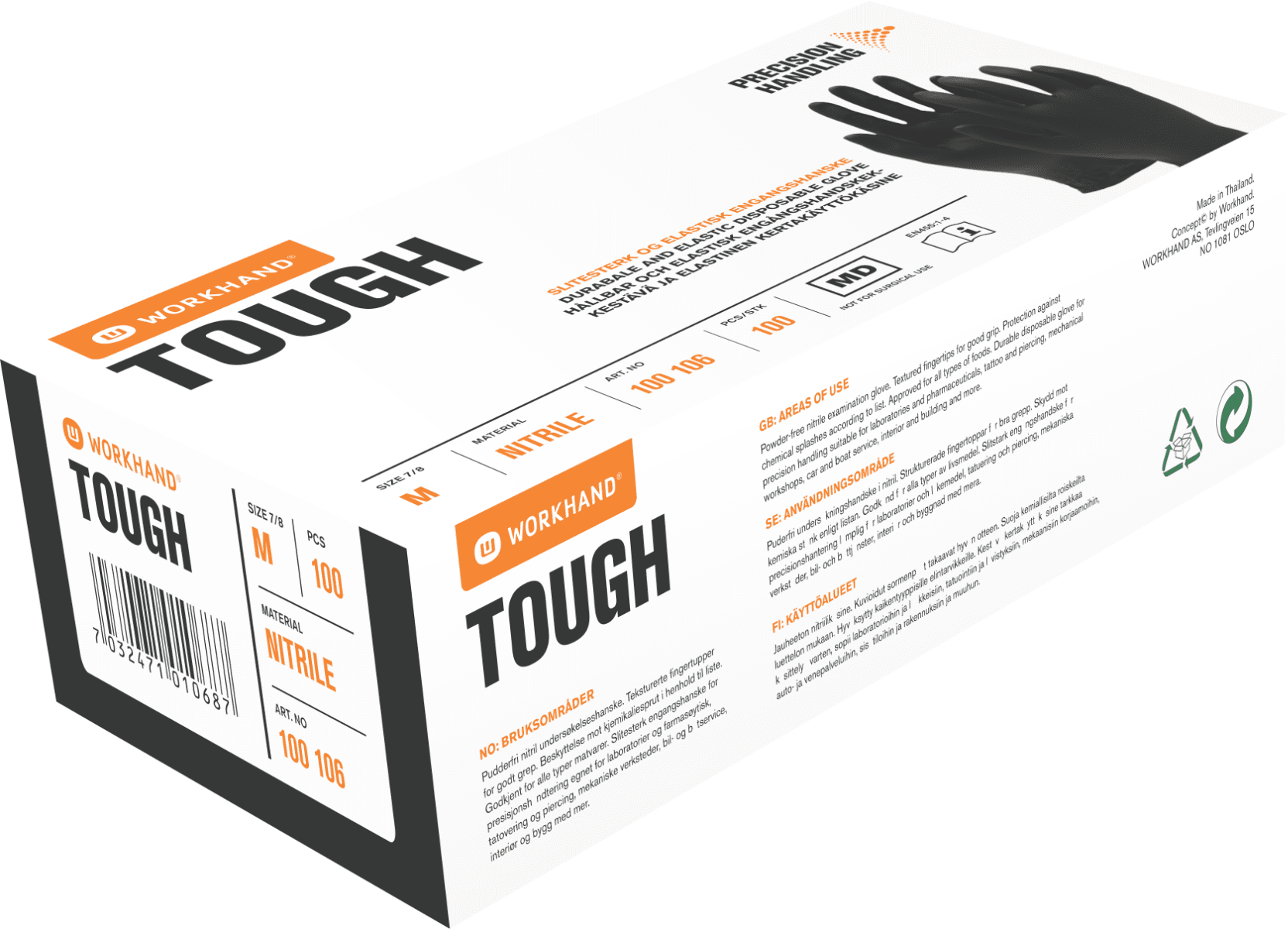 WORKHAND TOUGH ENGANGSHANSKE L