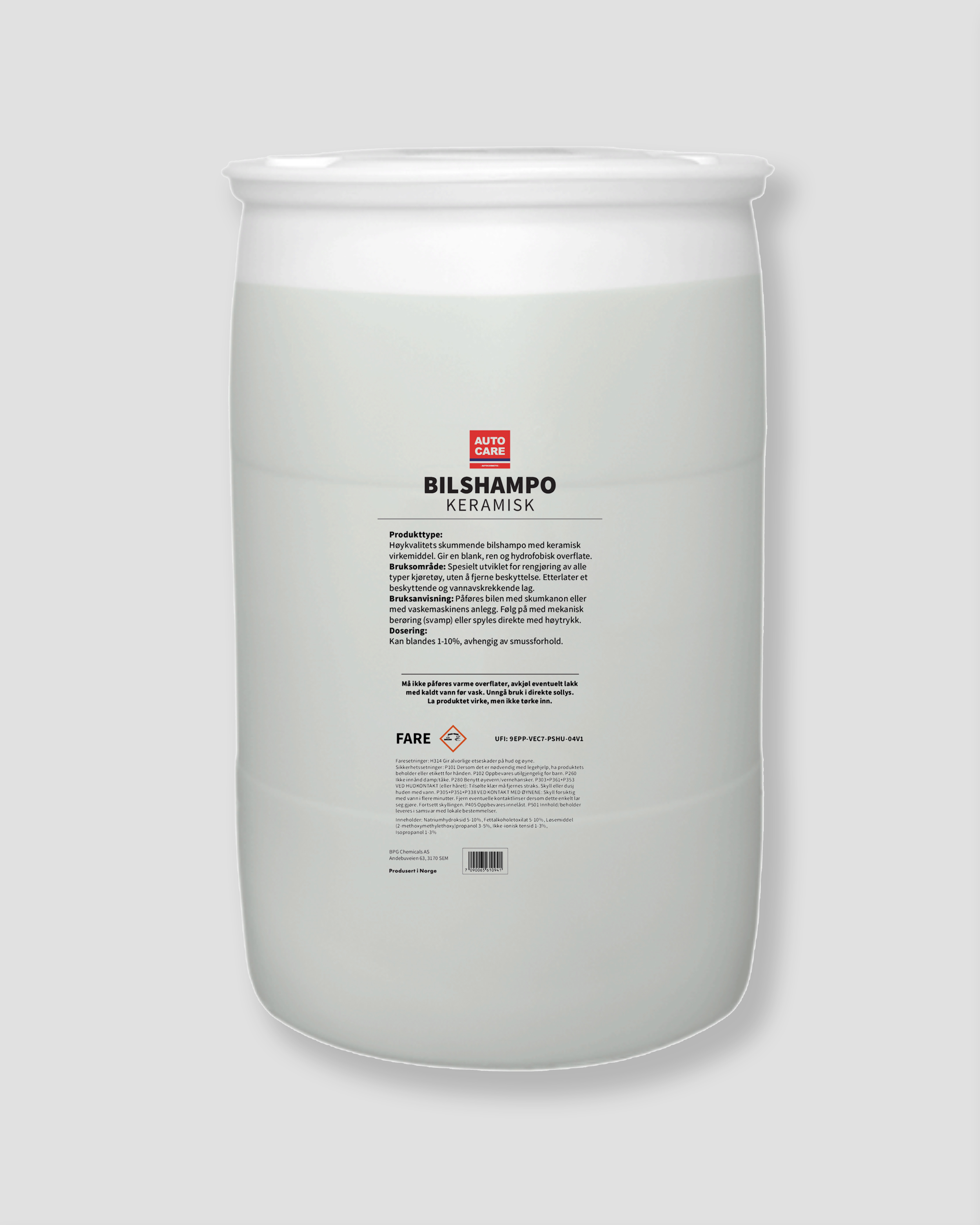 BILSHAMPO KERAMISK 200L